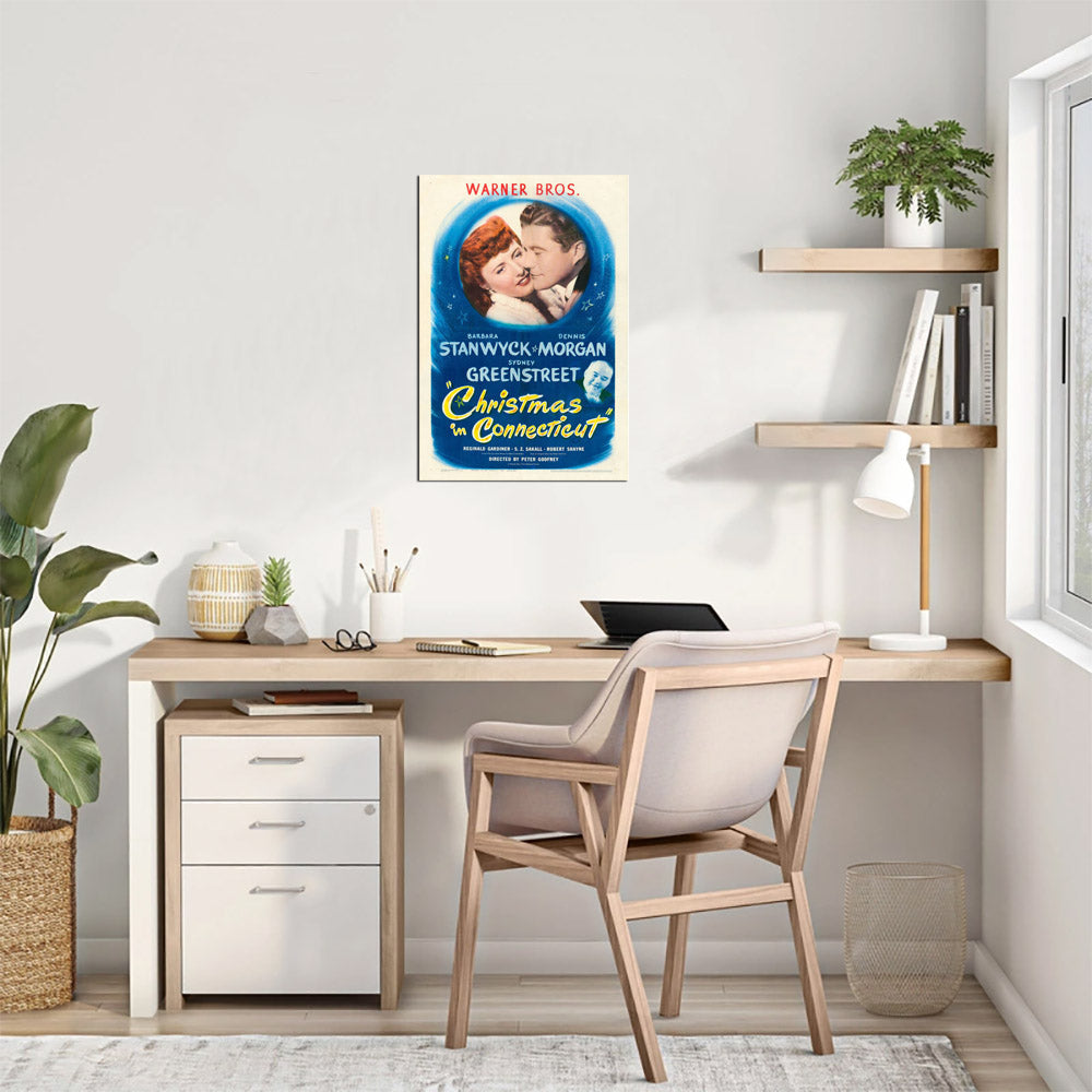 Christmas in Connecticut (Warner Brothers, 1945).- Movie Poster Reprint