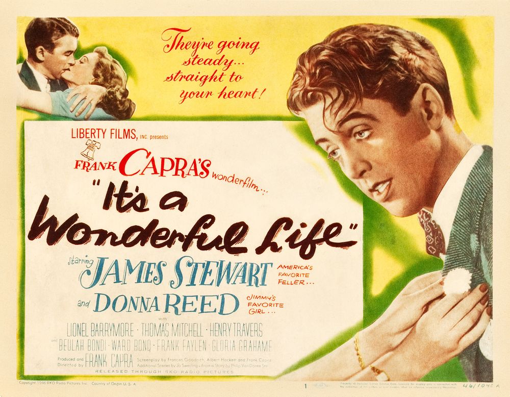 It's a Wonderful Life (RKO, 1946).- Movie Poster Reprint