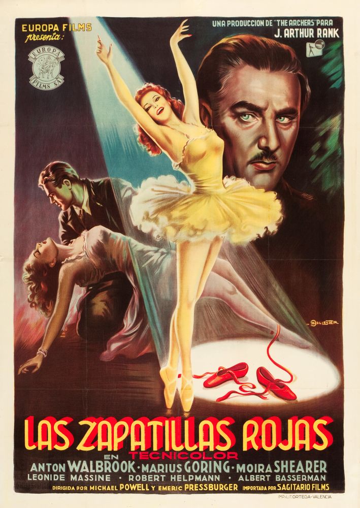 The Red Shoes (Rank, 1948). Spanish- Movie Poster Reprint