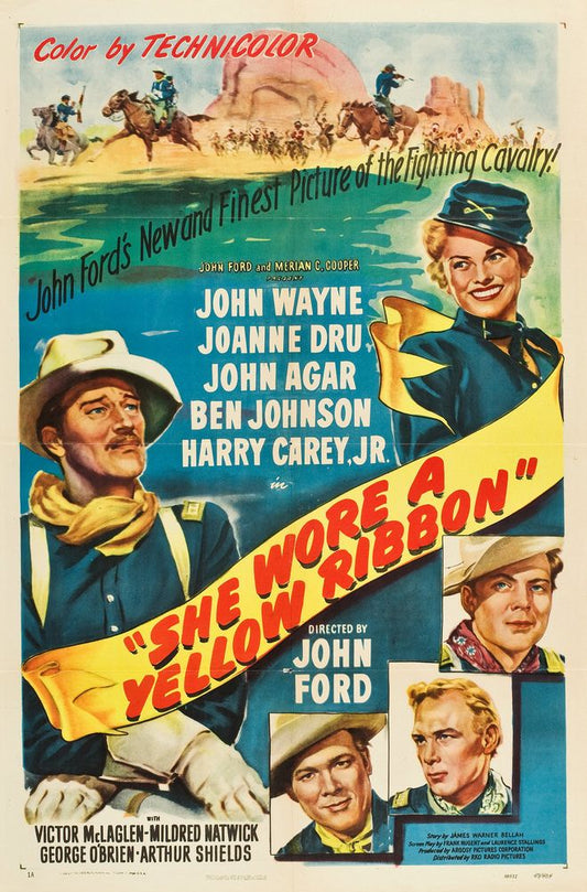 She Wore a Yellow Ribbon (RKO, 1949).- Movie Poster Reprint