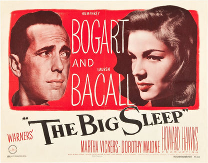 The Big Sleep (Warner Brothers, 1946). Style A.- Movie Poster Reprint