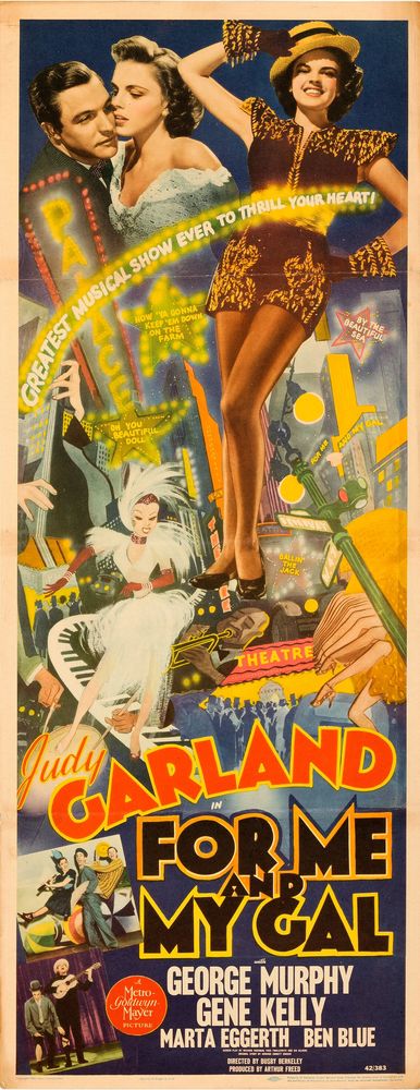 For Me and My Gal (MGM, 1942).- Movie Poster Reprint