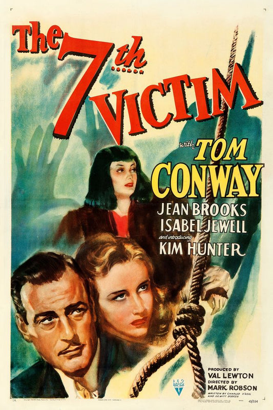 The 7th Victim (RKO, 1943).- Movie Poster Reprint