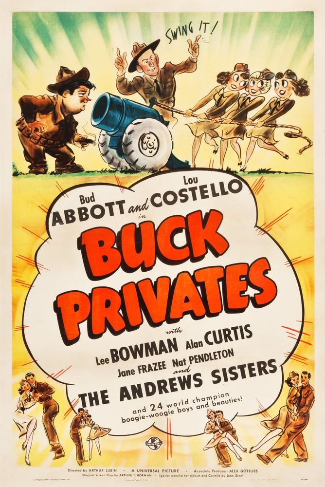 Buck Privates (Universal, 1941) - Movie Poster Reprint