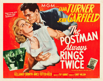 The Postman Always Rings Twice (MGM, 1946). Style A.- Movie Poster Reprint