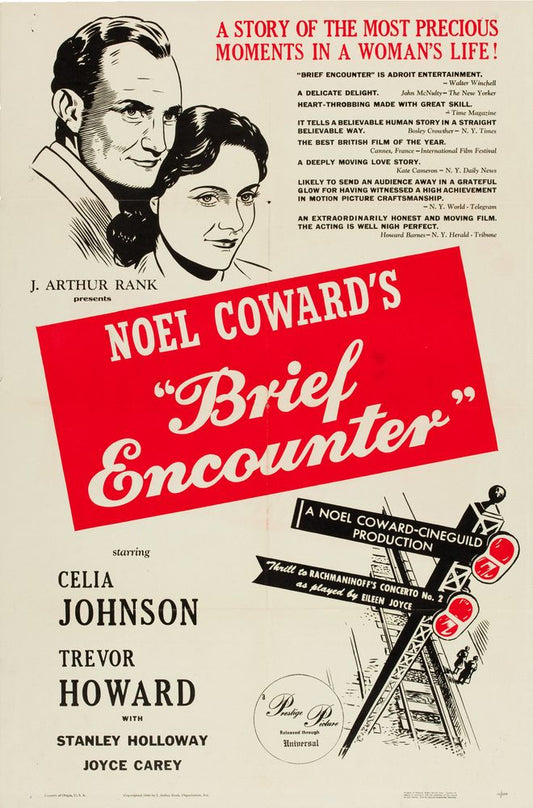 Brief Encounter (Universal International, 1946) - Movie Poster Reprint