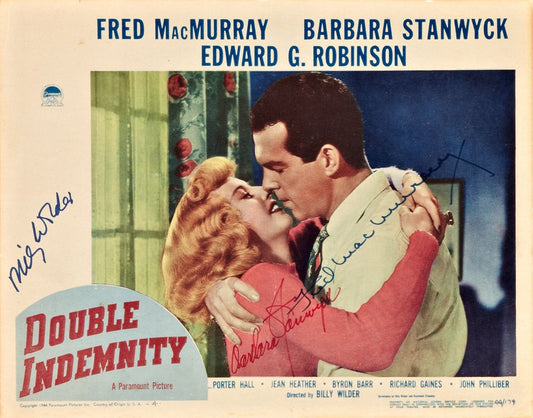 Double Indemnity (Paramount, 1944).- Movie Poster Reprint