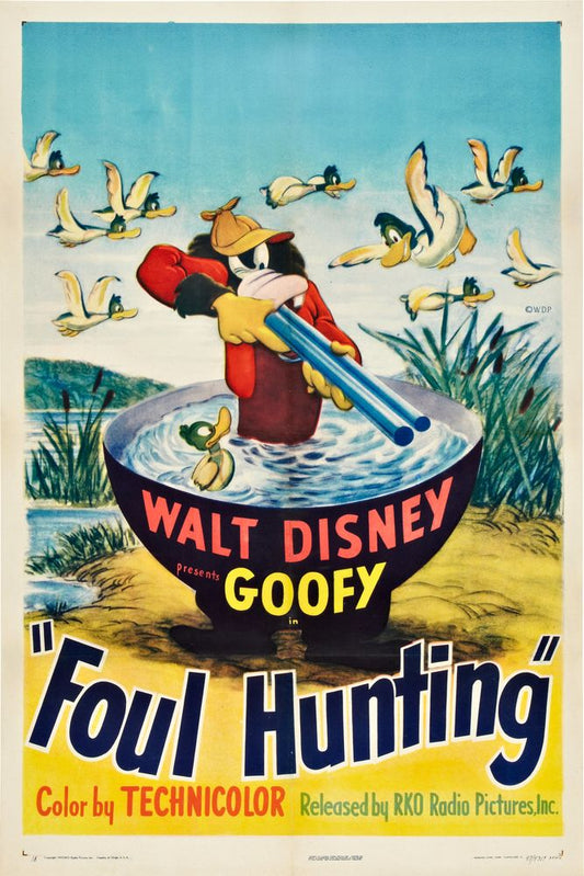 Foul Hunting (RKO, 1947).- Movie Poster Reprint