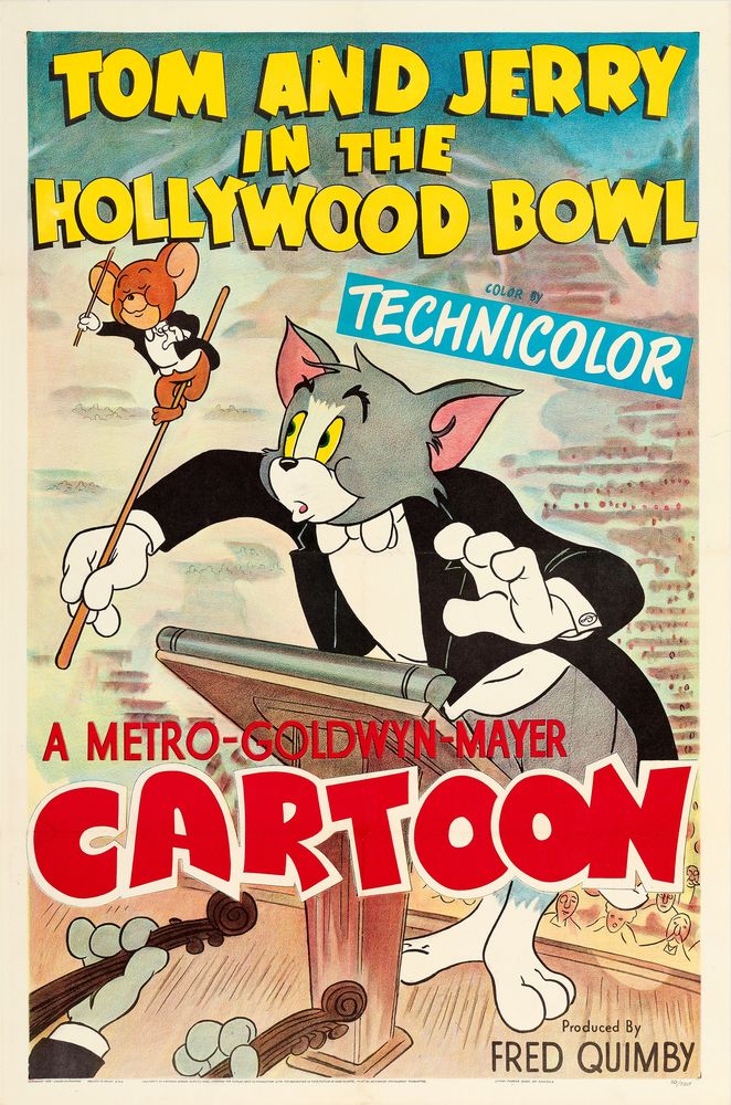 Tom and Jerry in the Hollywood Bowl (MGM, 1950).- Movie Poster Reprint