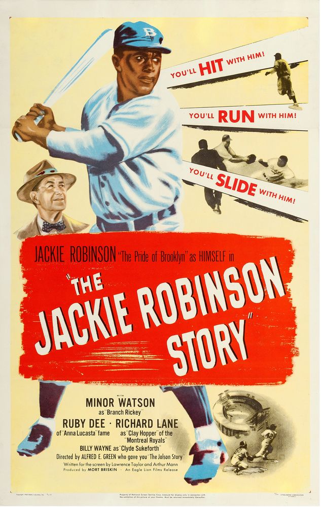 The Jackie Robinson Story (Eagle Lion, 1950).- Movie Poster Reprint