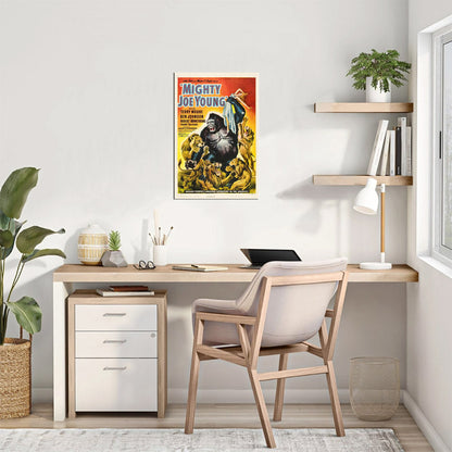 Mighty Joe Young (RKO, 1949). Style C.- Movie Poster Reprint