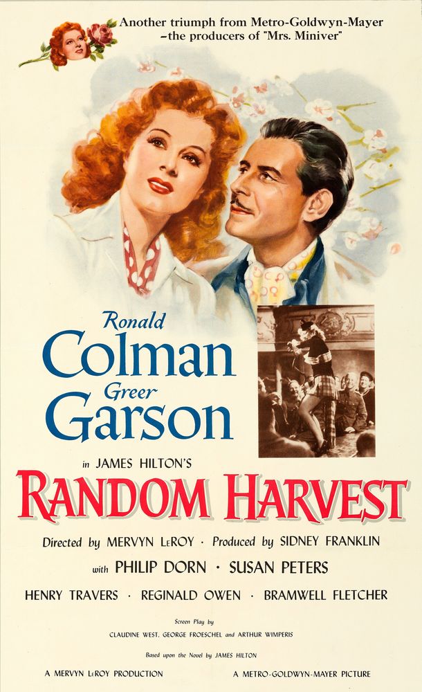 Random Harvest (MGM, 1942).- Movie Poster Reprint