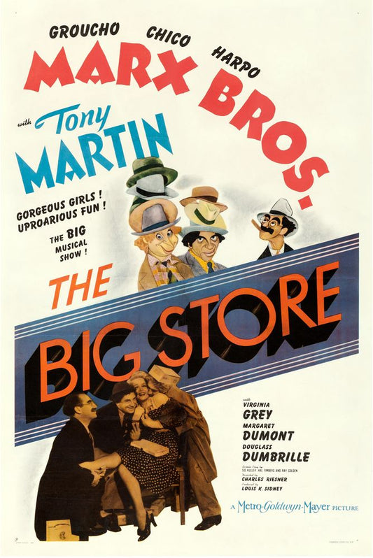 The Big Store (MGM, 1941). Style D.- Movie Poster Reprint