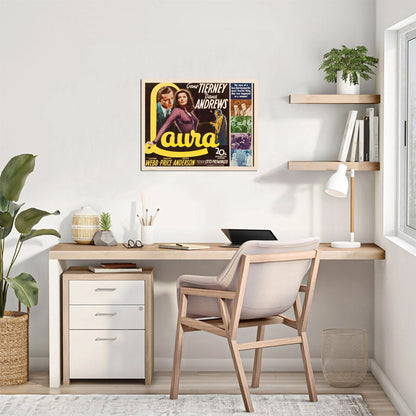 Laura (20th Century Fox, 1944).- Movie Poster Reprint