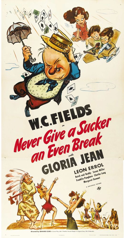 Never Give a Sucker an Even Break (Universal, 1941).- Movie Poster Reprint