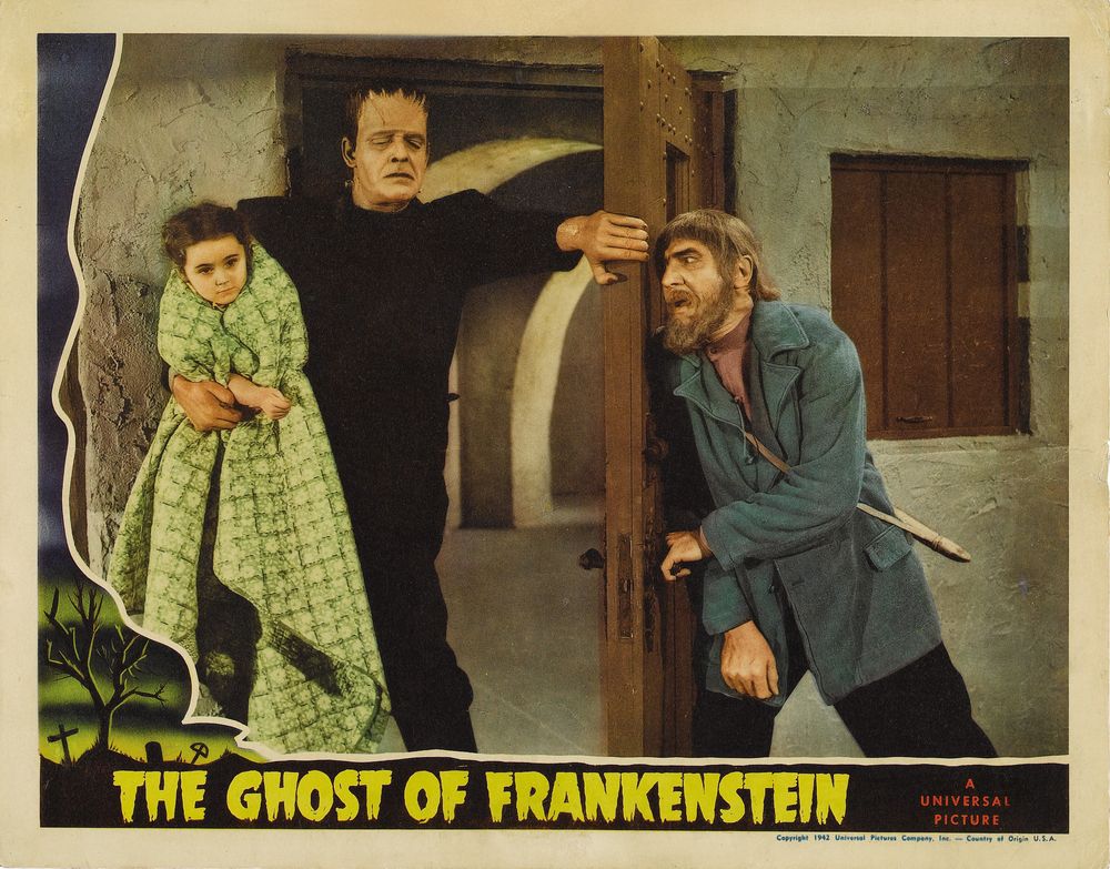 Ghost of Frankenstein (Universal, 1942).- Movie Poster Reprint