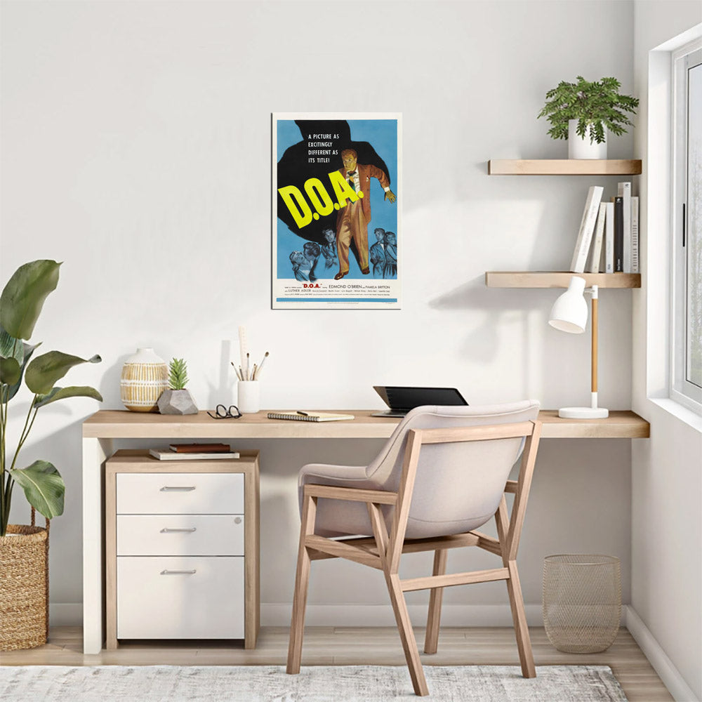 D.O.A. (United Artists, 1950).- Movie Poster Reprint