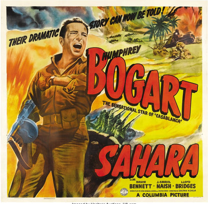 Sahara (Columbia, 1943).- Movie Poster Reprint