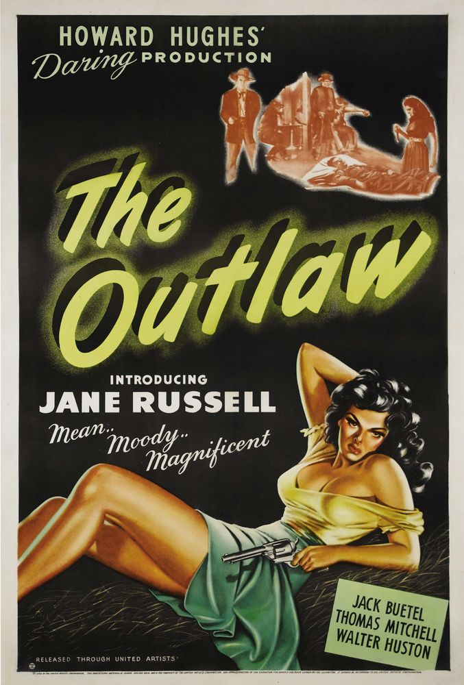 The Outlaw (United Artists, 1946).- Movie Poster Reprint