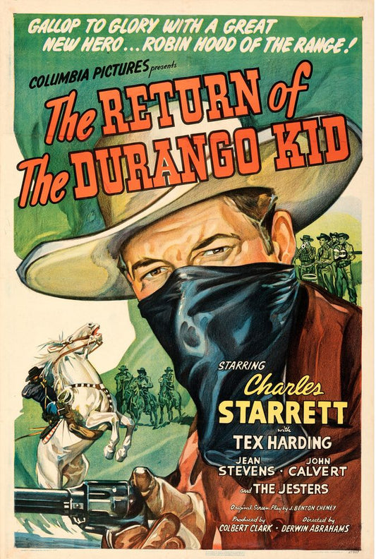 The Return of the Durango Kid (Columbia, 1945).- Movie Poster Reprint