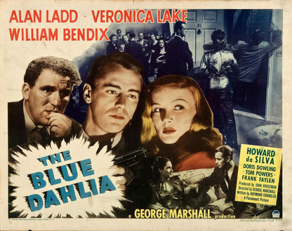 The Blue Dahlia (Paramount, 1946). Style B.- Movie Poster Reprint