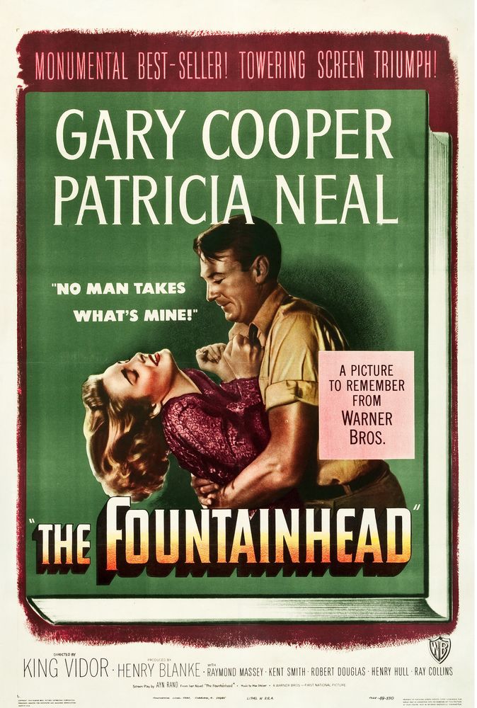 The Fountainhead (Warner Brothers, 1949).- Movie Poster Reprint