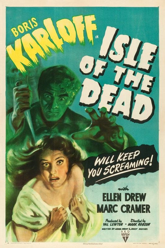 Isle of the Dead (RKO, 1945).- Movie Poster Reprint