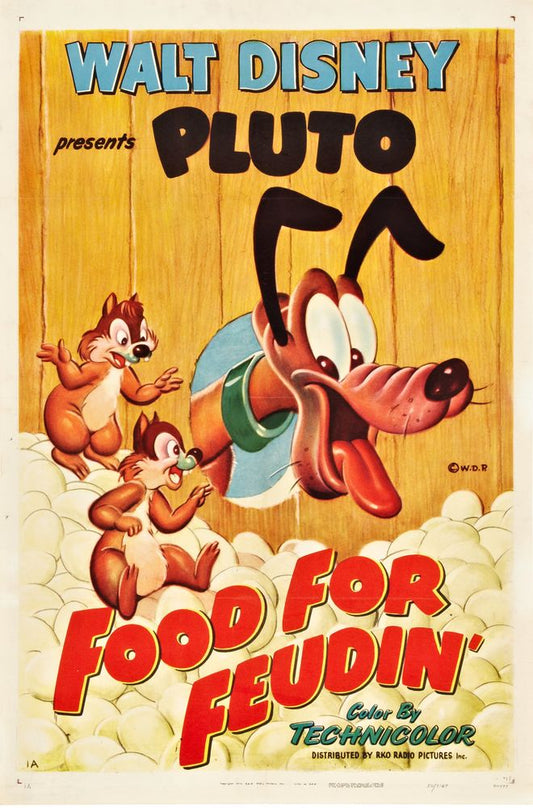 Food for Feudin' (RKO, 1950).- Movie Poster Reprint