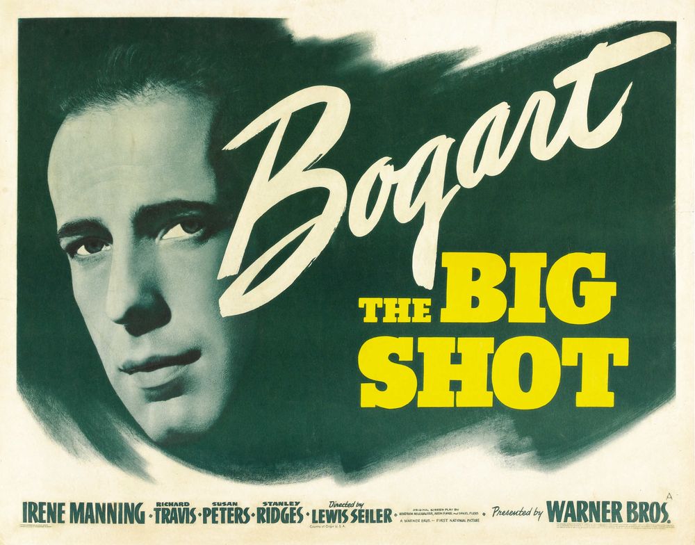 The Big Shot (Warner Brothers, 1942). Style A.- Movie Poster Reprint