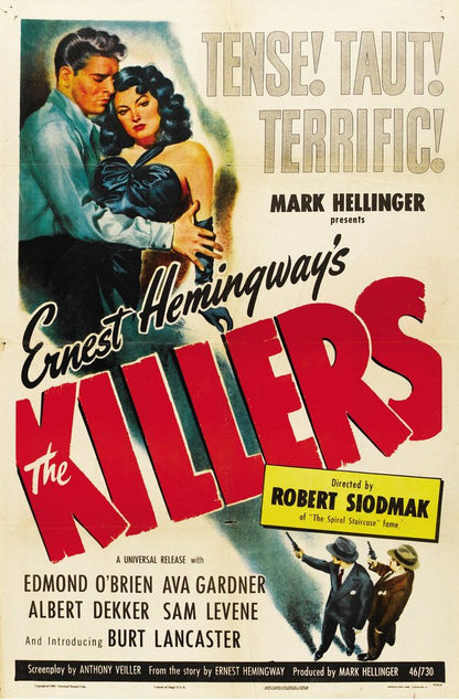 The Killers (Universal, 1946).- Movie Poster Reprint