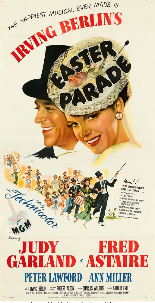 Easter Parade (MGM, 1948). Style B.- Movie Poster Reprint