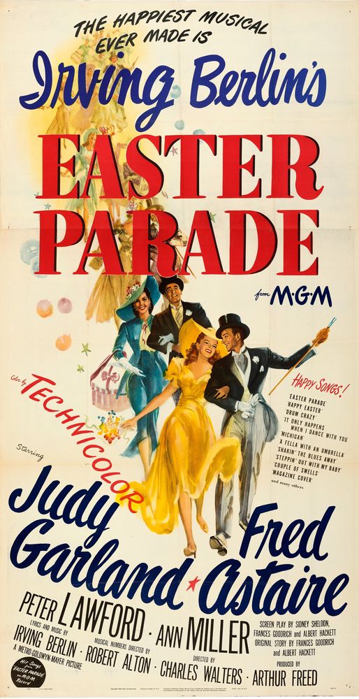 Easter Parade (MGM, 1948). Style A.- Movie Poster Reprint