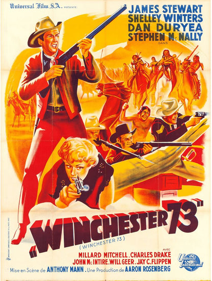 Winchester '73 (Universal International, 1950). French- Movie Poster Reprint