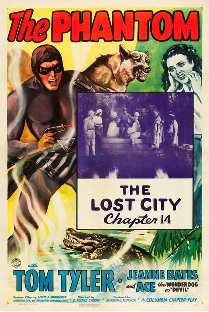 The Phantom (Columbia, 1943). Chapter 14 - "The Lost City."- Movie Poster Reprint