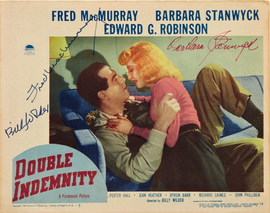 Double Indemnity (Paramount, 1944).- Movie Poster Reprint