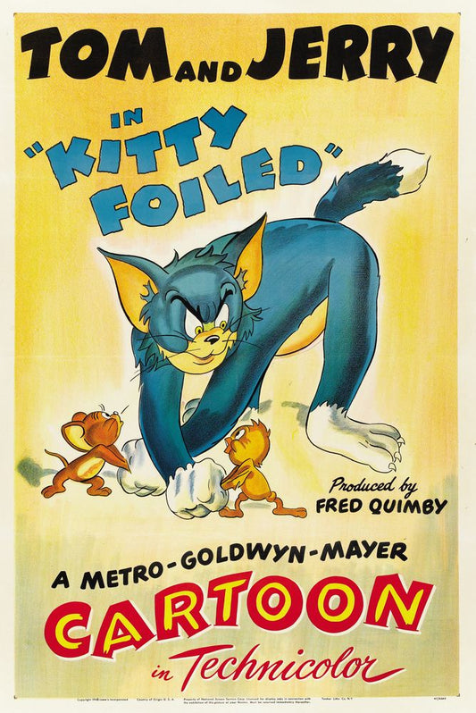 Kitty Foiled (MGM, 1948).- Movie Poster Reprint