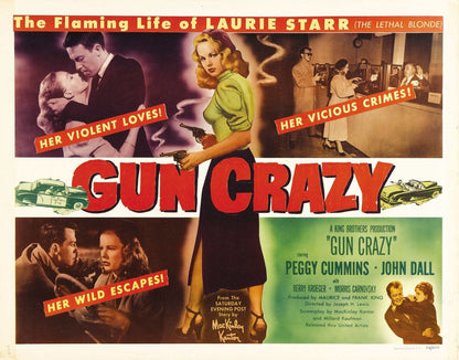 Gun Crazy (United Artists, 1949).- Movie Poster Reprint