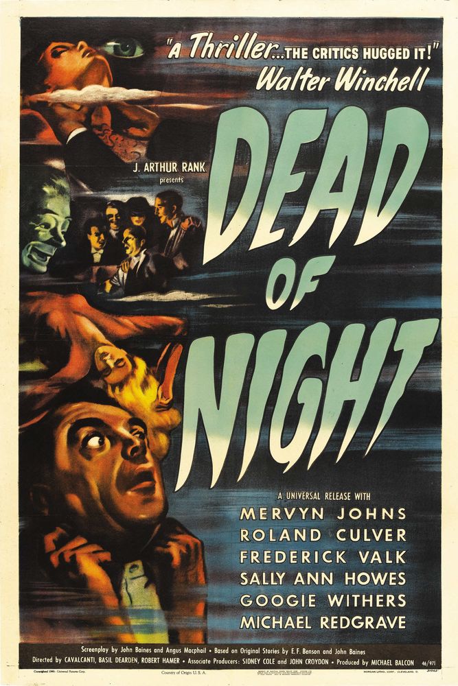 Dead of Night (Universal, 1946).- Movie Poster Reprint