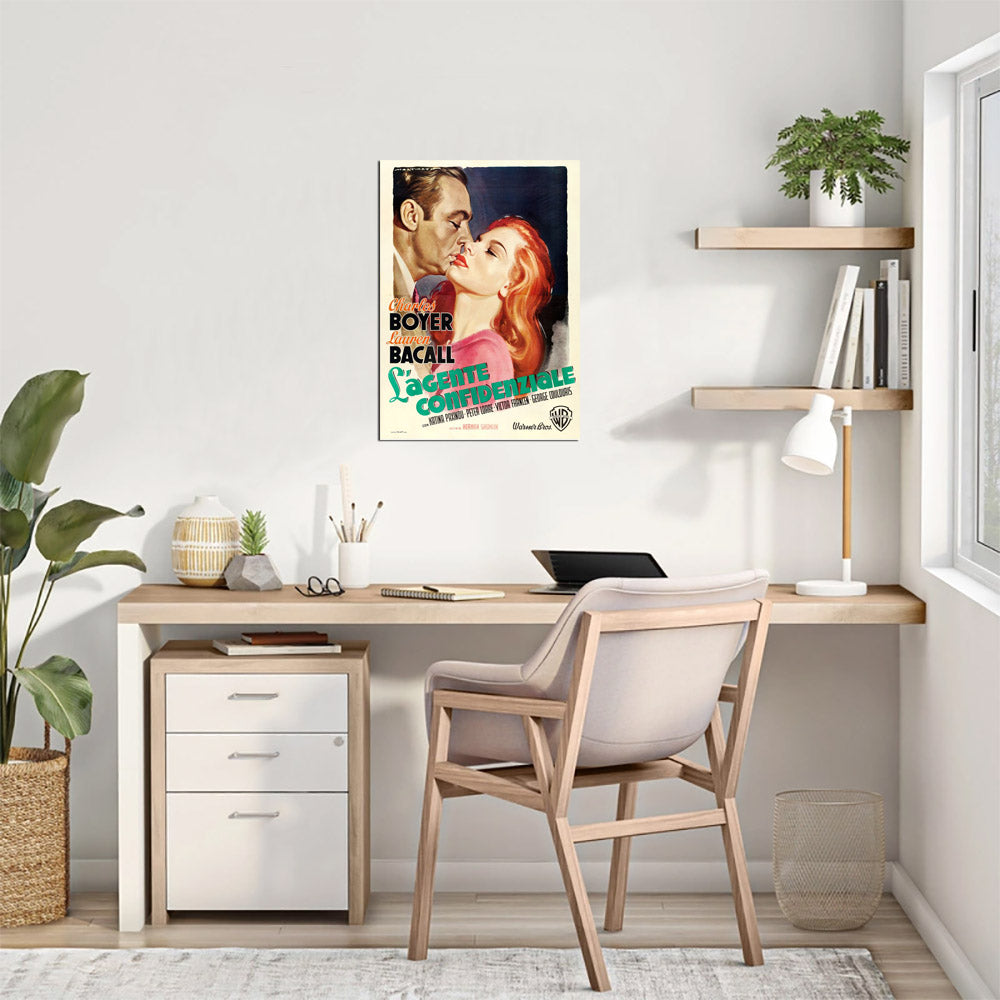 Confidential Agent (Warner Brothers, 1946). Italian, Luigi Martinati Artwork - Movie Poster Reprint