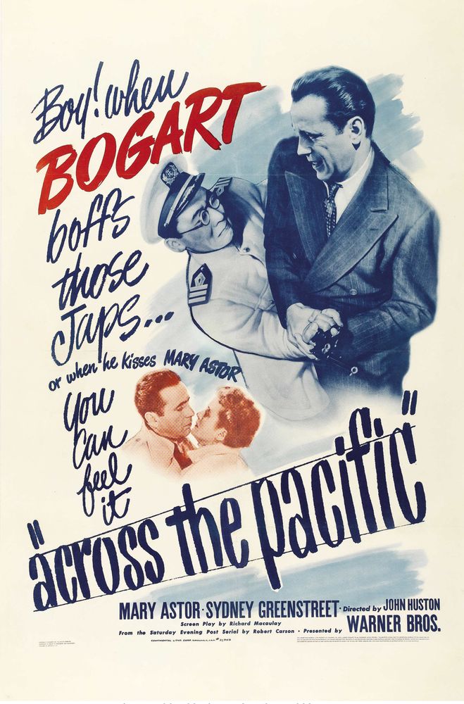 Across the Pacific (Warner Brothers, 1942) - Movie Poster Reprint