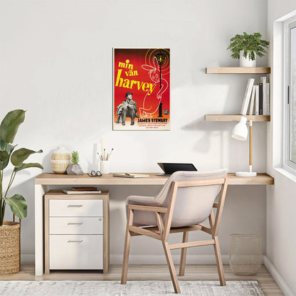 Harvey (Universal International, 1950). Swedish - Movie Poster Reprint