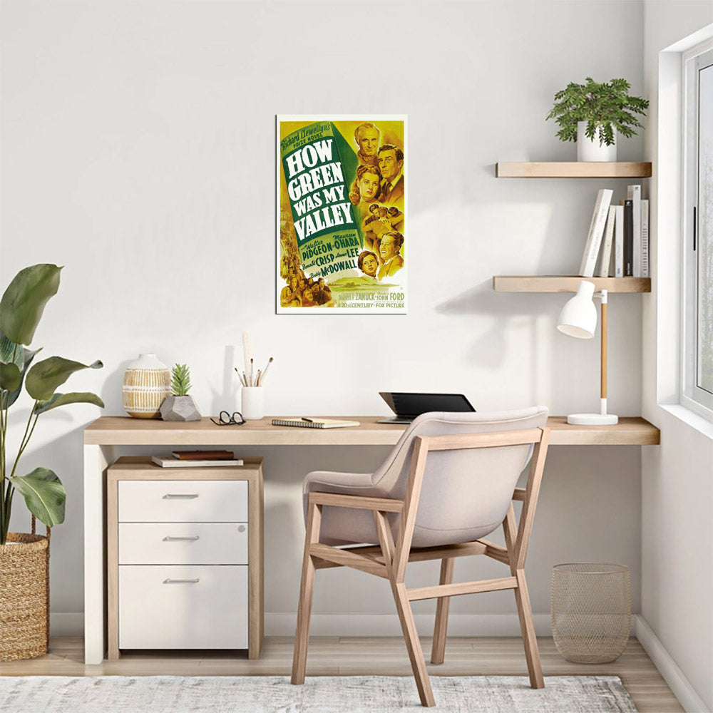 How Green Was My Valley (20th Century Fox, 1941). Style A - Movie Poster Reprint