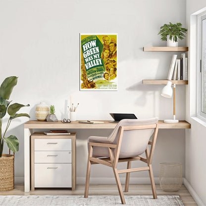 How Green Was My Valley (20th Century Fox, 1941). Style A - Movie Poster Reprint