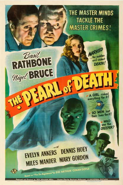 The Pearl of Death (Universal, 1944).- Movie Poster Reprint