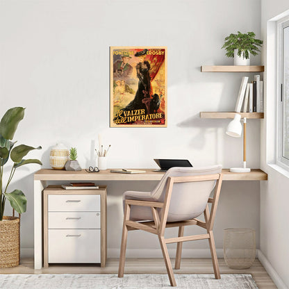 The Emperor Waltz (Fincine, 1949). Fine/Very Fine on Linen. Italian, Anselmo Ballester Artwork - Movie Poster Reprint