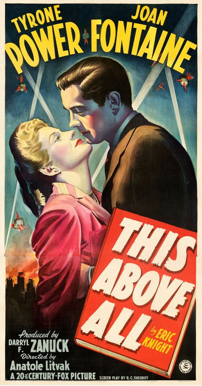 This Above All (20th Century Fox, 1942). Style A.- Movie Poster Reprint