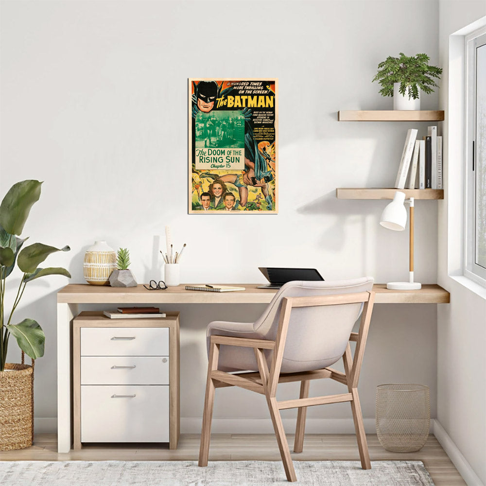 The Batman (Columbia, 1943). Chapter 15 - "The Doom of the Rising Sun." - Movie Poster Reprint