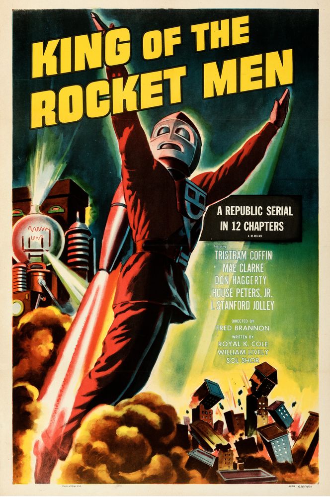 King of the Rocket Men (Republic, R-1956).- Movie Poster Reprint