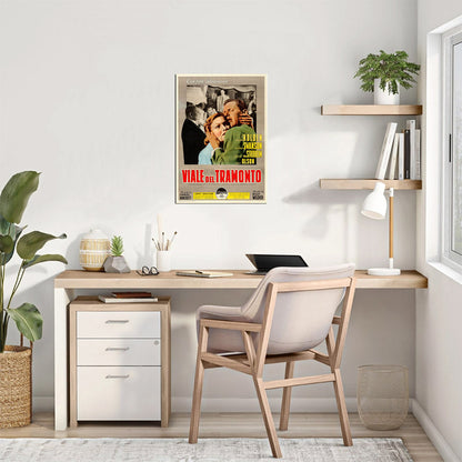 Sunset Boulevard (Paramount, 1950). Italian - Movie Poster Reprint