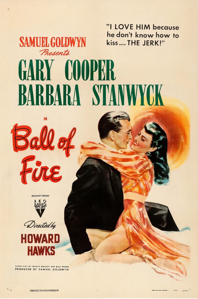 Ball of Fire (RKO, 1941) - Movie Poster Reprint